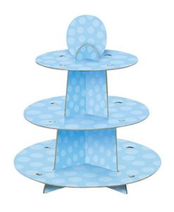 Stand A cup Cake Bleu