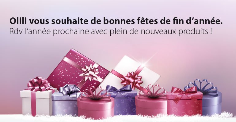 Bonnes fetes de fin d'année Olili