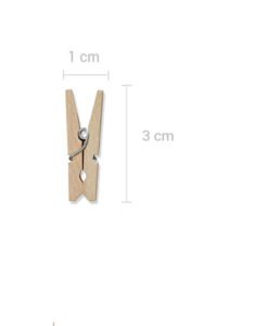 Mini Pince à Linge Bois