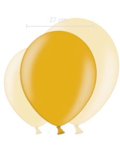 Ballon Couleur Or 27 cm