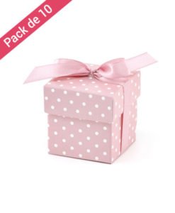 Boite Rose Baby Shower Fille