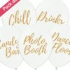 Ballons Variés Blanc Mariage