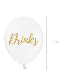 Ballon Blanc Drinks Mariage