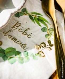 Serviettes Papier Baby Shower Bébé D'Amour