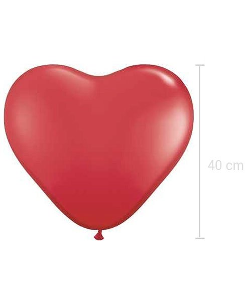 Ballon Rouge en forme de Coeur