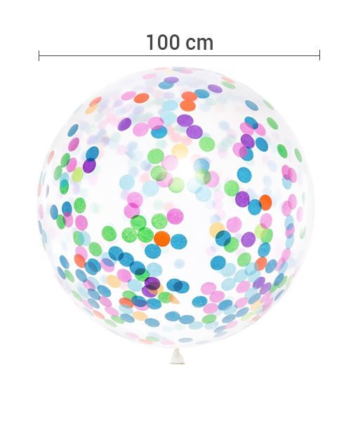 Ballon XXL Confettis Mix