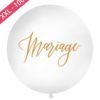 Ballon XXL Mariage Or