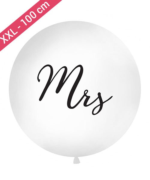 Ballon XXL Mrs Noir