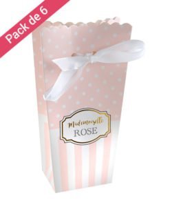 Pochettes Rose et Or Baby Shower fille