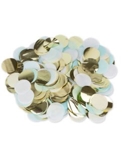 Confettis Bleus Blancs et Or