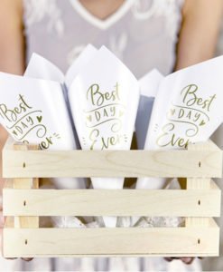 Cones A confettis Mariage