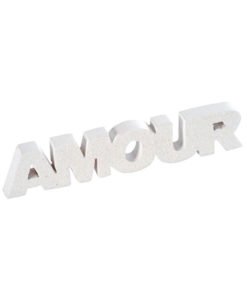 Lettres Amour Blanches Nacrées