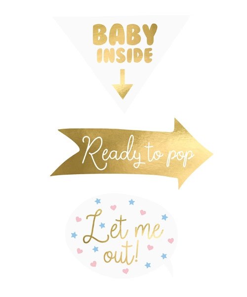 Photobooth Or pour Baby Shower