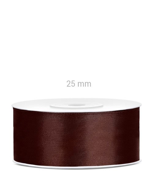 Ruban Marron (12mm ou 25 mm) Satiné au Meilleur Prix - Rituel du Ruban