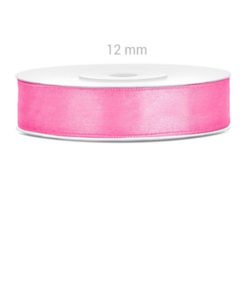 Ruban Rose Satin 12 mm