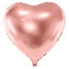 Ballon Coeur Rose Gold