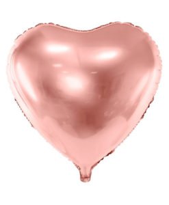 Ballon Coeur Rose Gold