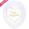 Ballons Blancs Or Mariage