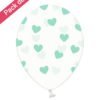 Ballons Coeurs Green Mint