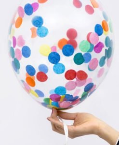 Ballons Confettis Multicolores