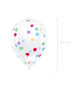 Ballons Confettis Multicolores