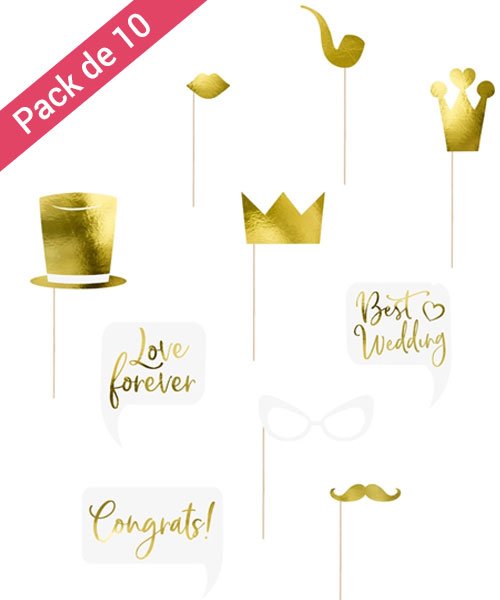 Photobooth Mariage Or Gold