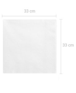 Serviettes Papier Blanches