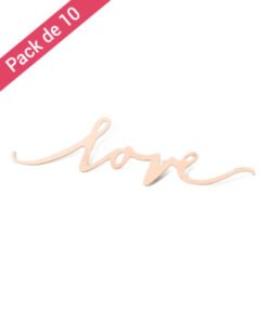Confettis LOVE Rose Gold