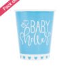 Gobelets Bleus et Blancs Baby Shower