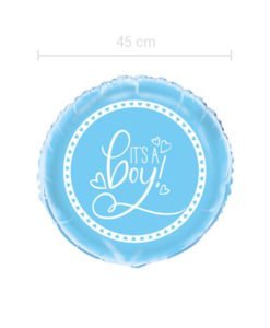 Ballon Alu Baby Shower Bleu