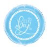 Ballon Alu Baby Shower Bleu