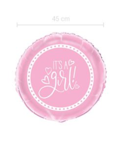 Ballon Alu Baby Shower Rose