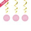 Suspension Baby Shower Fille