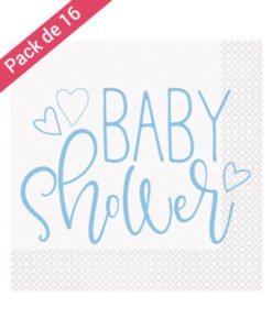 Serviettes papier Baby Shower garçon
