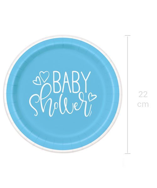 Grandes Assiettes Bleues Baby Shower