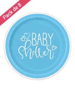 Grandes Assiettes Bleues Baby Shower