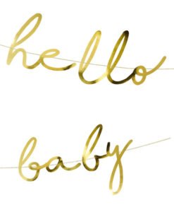 Banderole Lettres Hello Baby