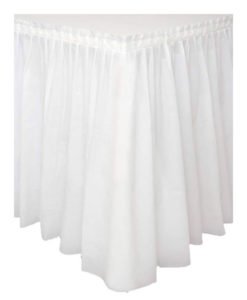 Jupe de Table Blanche