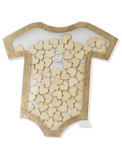 Livre D'Or Body avec Coeurs Bois