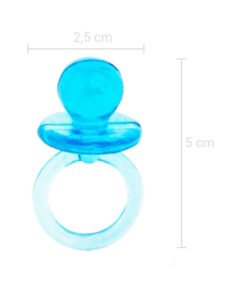 Sucettes XL Bleues Baby Shower Garçon