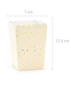 Cornet PopCorn Pêche et Or