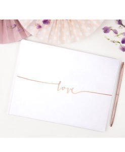 Livre d'Or LOVE Rose Gold