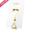 Carte Numerotation de Table