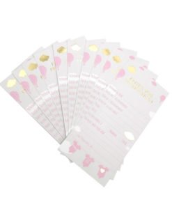 Carte Pronostic Baby Shower Fille