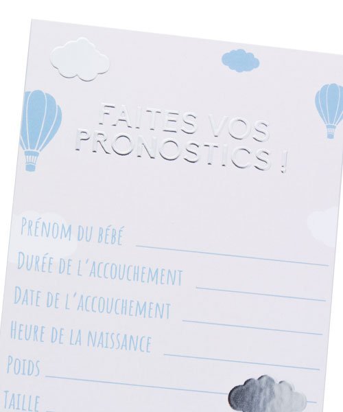 6 Cartes d'Invitation Ballon de Foot - Olili