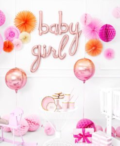 Ballon Baby Couleur Rose Gold Baby Shower