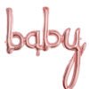 Ballon Baby Couleur Rose Gold Baby Shower