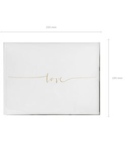 Livre d'or Love Couleur Or