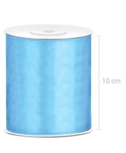 Ruban Bleu Satin XXL 10 cm