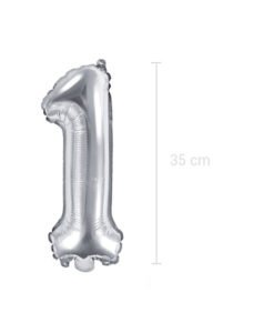 Ballon Chiffre 1 Argent